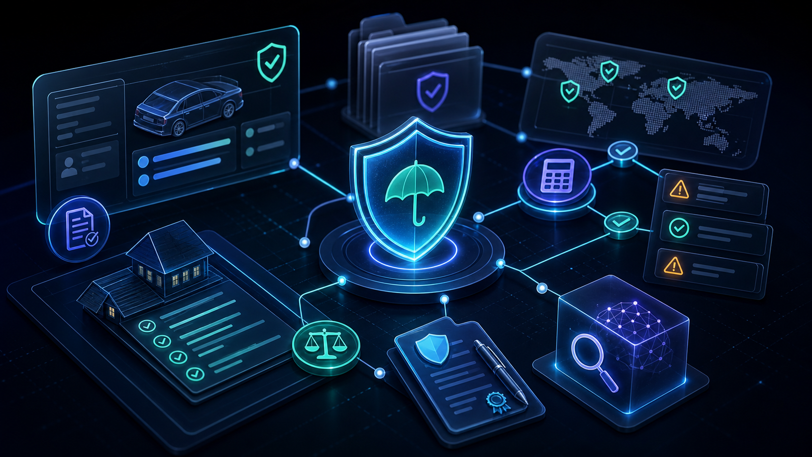 Insurance claims QA modernization graphic